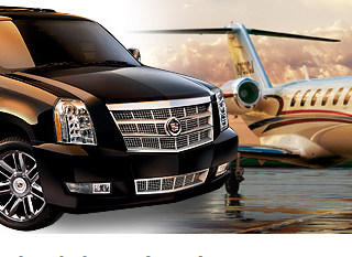 Black Car and Plane graphic